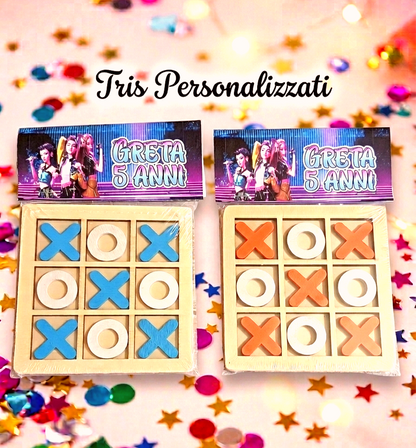 TRIS IN LEGNO PERSONALIZZATI