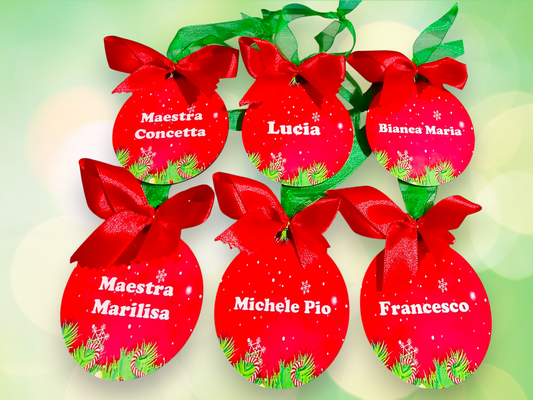 Palline di natale con Nome o Foto